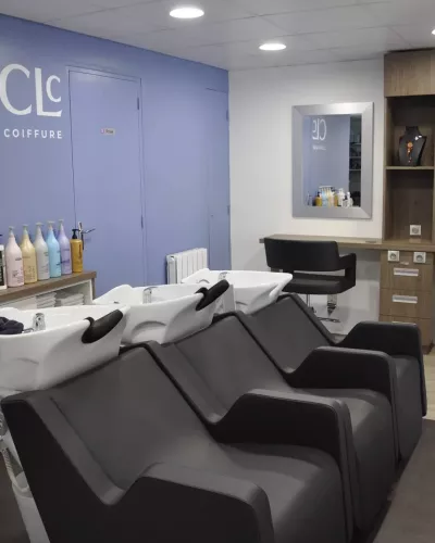 Décoration d'un salon de coiffure