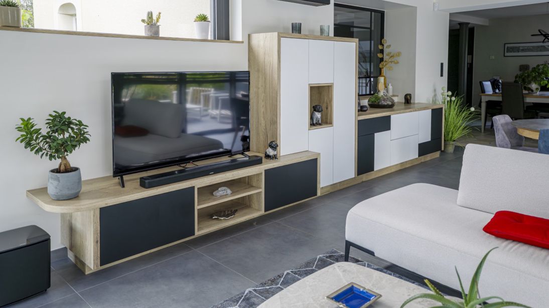 Meuble TV sur mesure à Bayeux