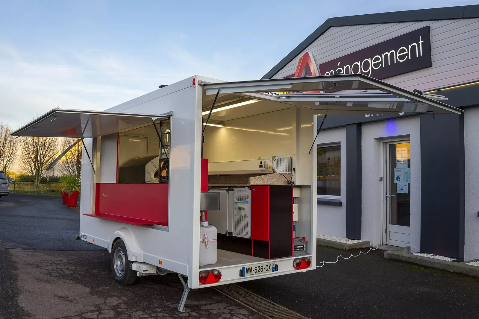 Réalisaion complète d'un food truck