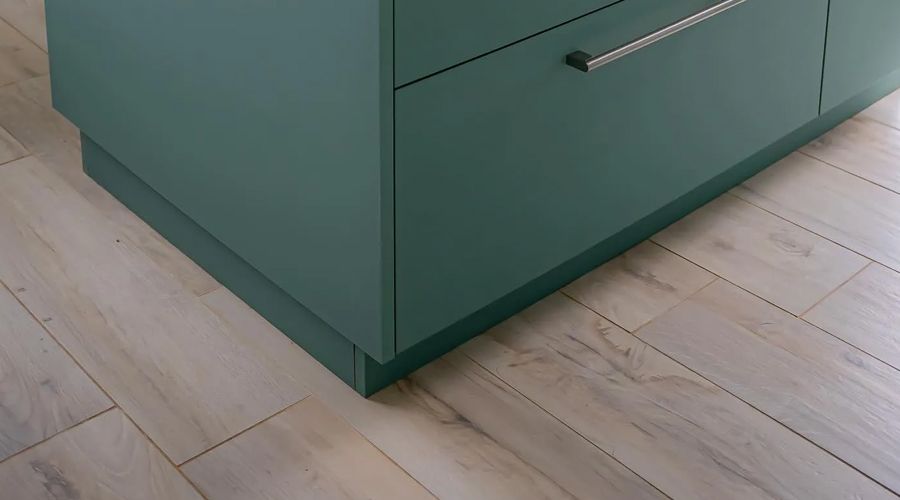 Parquet dans une cuisine