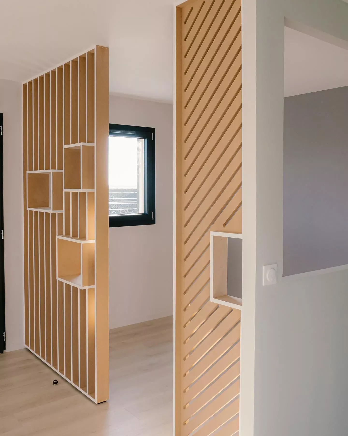 Cloison bois maison