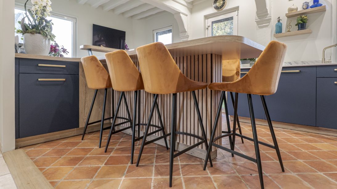 Cuisine sur mesure contemporaine au Fresne