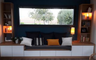 Réalisation complète d’un aménagement avec meuble banquette par Profil Aménagement