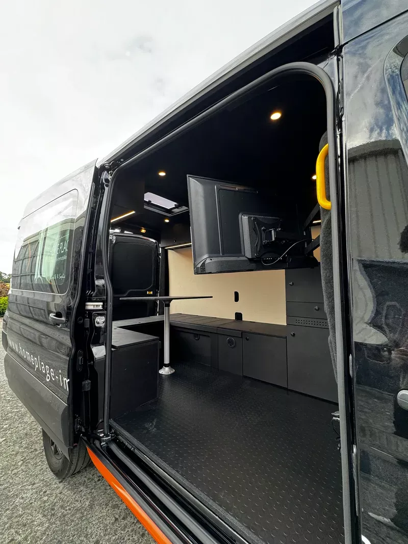 Ouverture aménagé d'un food truck